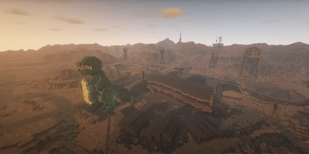 Fallout: New Vegas Meets Minecraft: A Voxel-Based Post-Apocalyptic Adventure