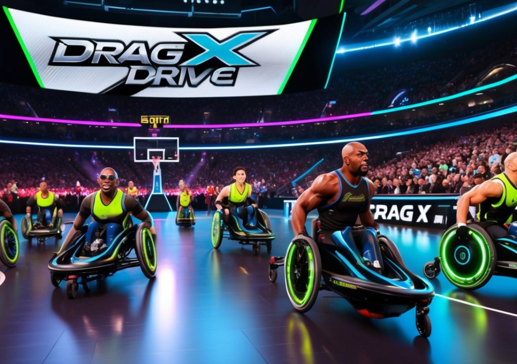 Drag x Drive: The Futuristic Fusion of Wheelchair Basketball and Vehicular Sports