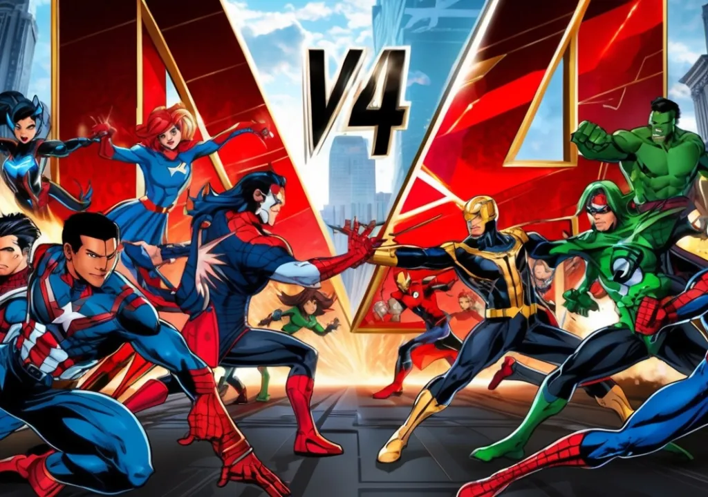 Marvel's 4v4 Saga: Dynamic Team Tactics and Epic Storytelling