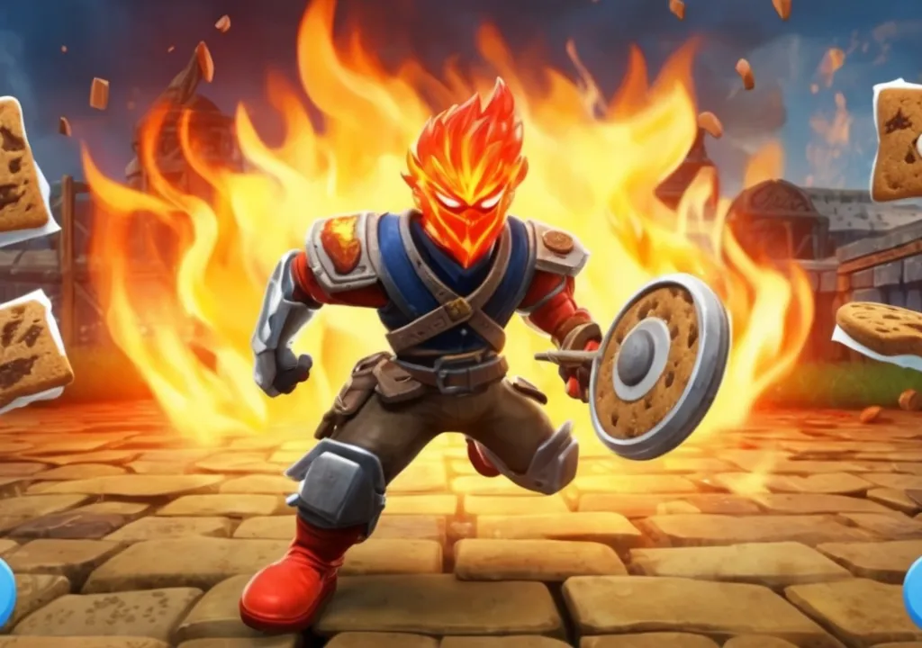 Flaming Determination: Unleashing the Agile Frontline Warrior in CookieRun: Crumble