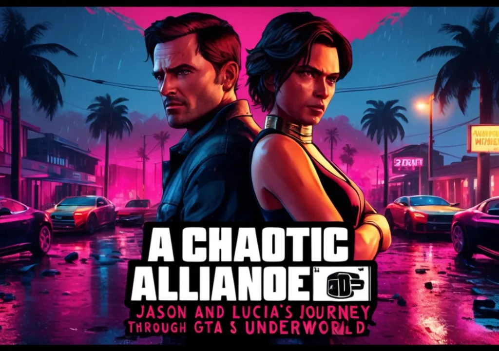 A Chaotic Alliance: Jason and Lucia’s Journey Through GTA 6’s Underworld