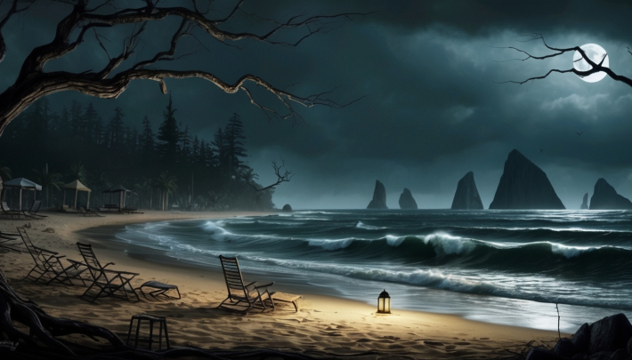 Sinister Shores: A Vacation Transformed by Darkness