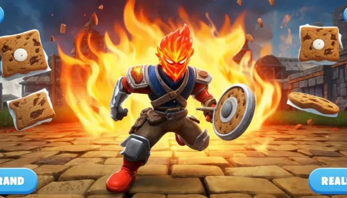 Flaming Determination: Unleashing the Agile Frontline Warrior in CookieRun: Crumble